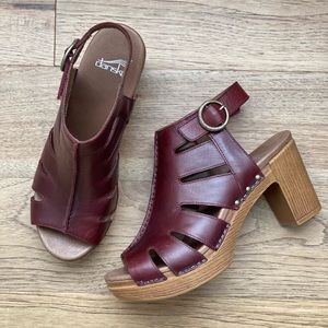 Dansko Demetra Ankle Bootie - Size 39 (wedge sandal)
